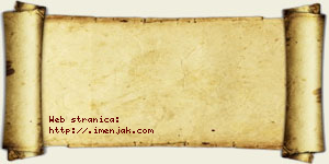 Anđelka Rakovac vizit kartica